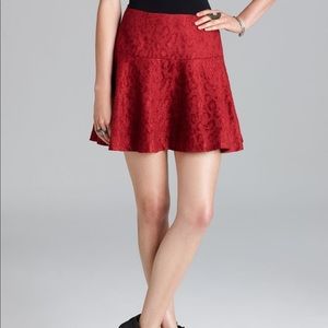 Free people leopard print skirt